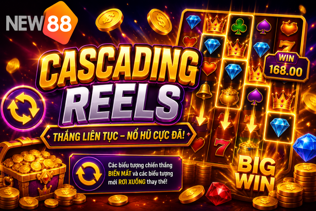 Tìm thiểu Cascading Reels khi tham gia nổ hũ tại New88