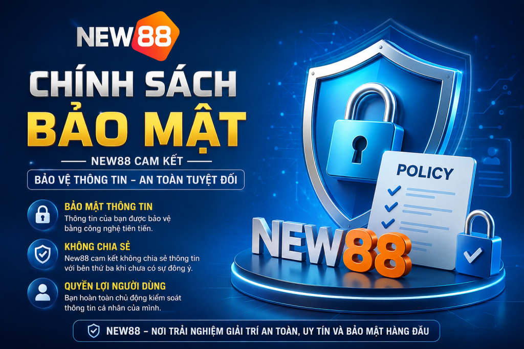 Nội dung quy định về chính sách bảo mật new88