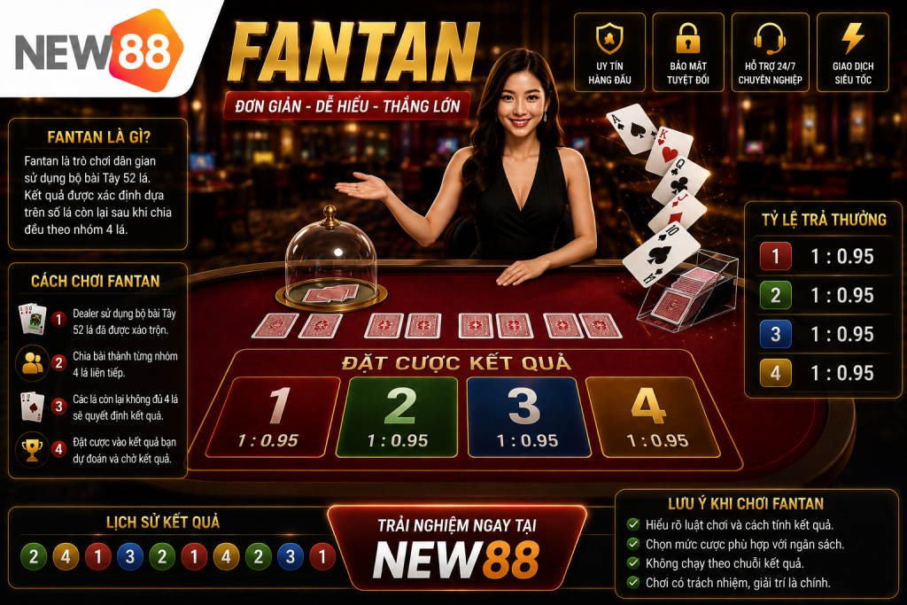 Cùng tìm hiểu về Fantan là gì tại nhà cái New88