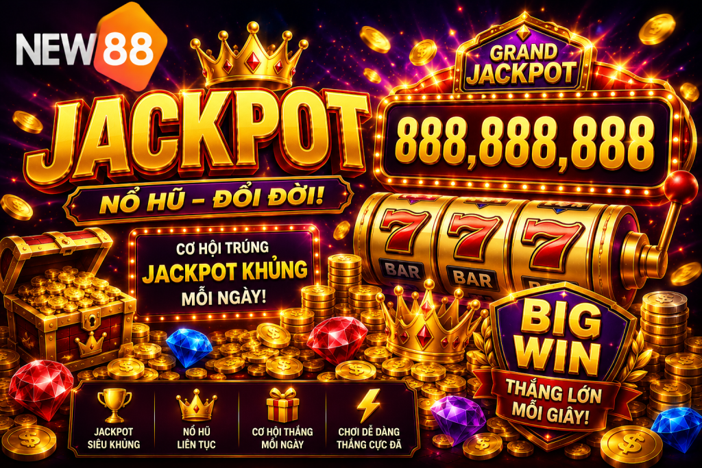 Chi tiế về Jackpot tại sảnh nổ hũ của nhà cái New88