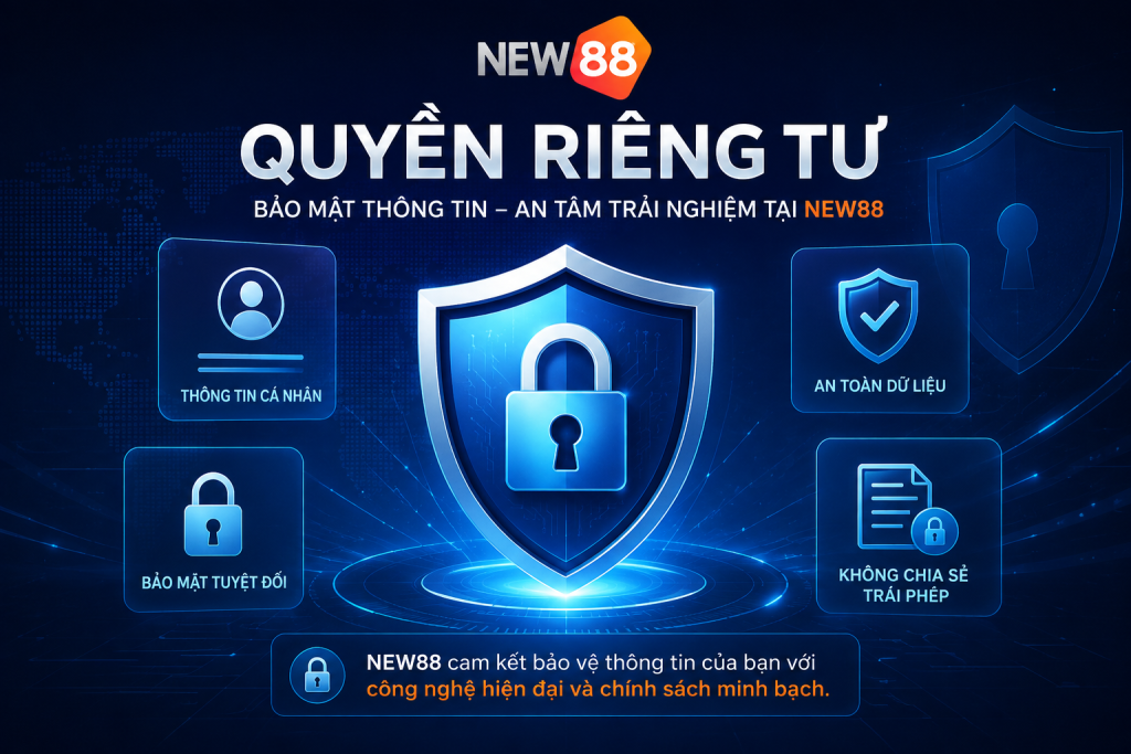 Chình sách quyền riêng tư tại nhà cái New88 quy định
