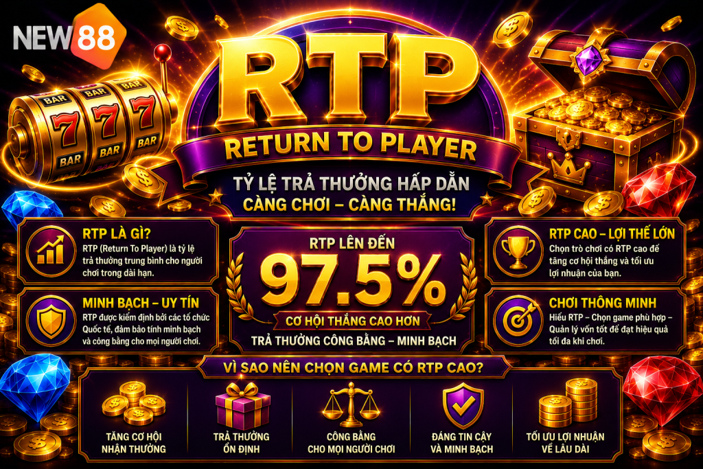 Khái niệm RTP tại nhà cái New88